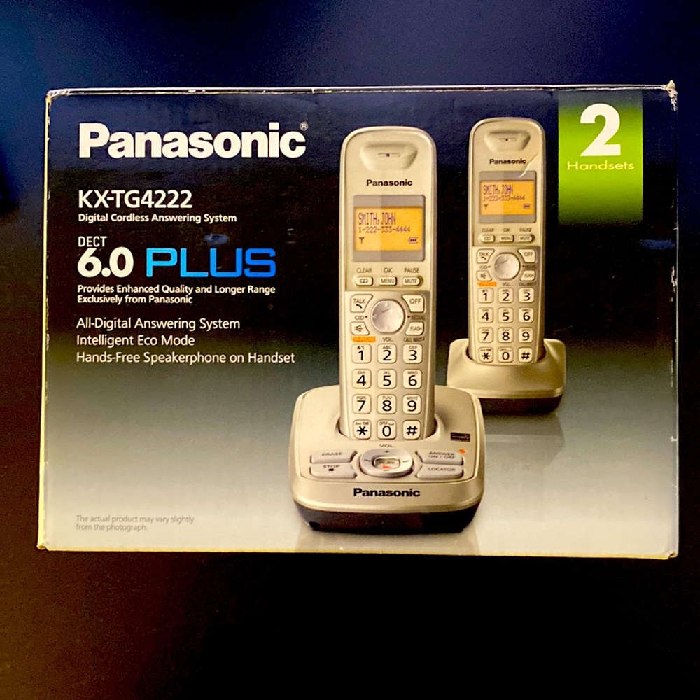 Panasonic KX-TG4222 Digital Cordless Answering System